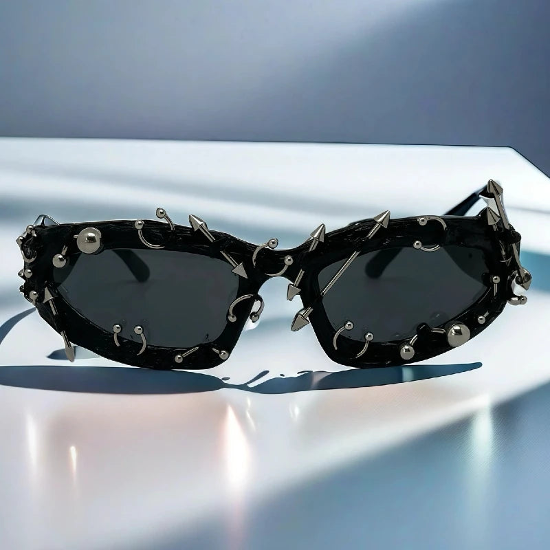 Industrial Pierced Ring Sunglasses (multi-color)