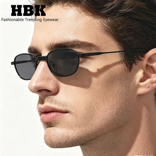 HBK New Retro Polarized Sunglasses Rave&Techno Eyeglasses