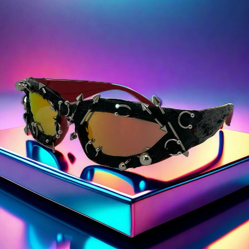 Industrial Pierced Ring Sunglasses (multi-color)