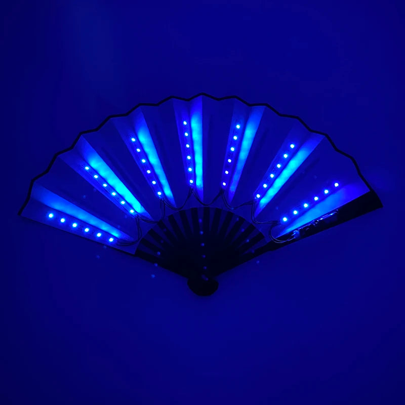 LED Glowing Bamboo Fans