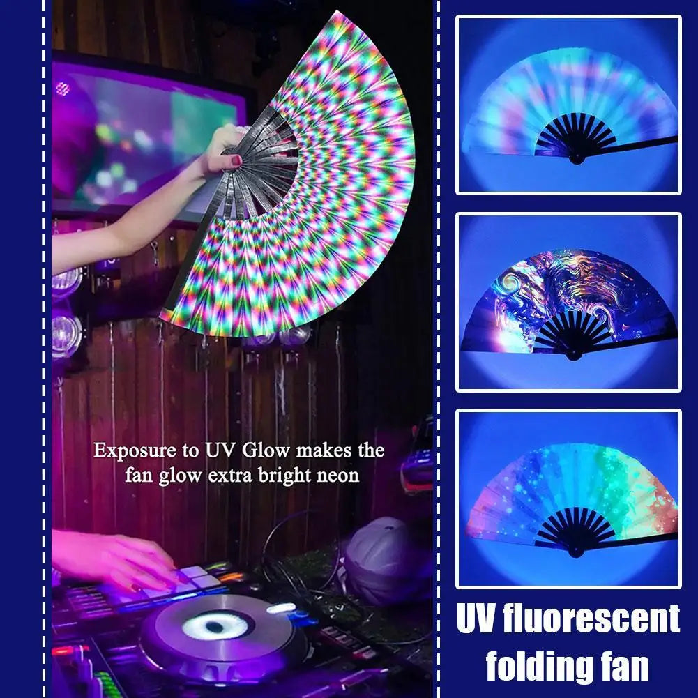 NEON Fluorescent Folding fan