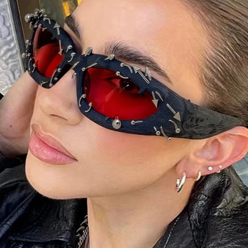 Industrial Pierced Ring Sunglasses (multi-color)