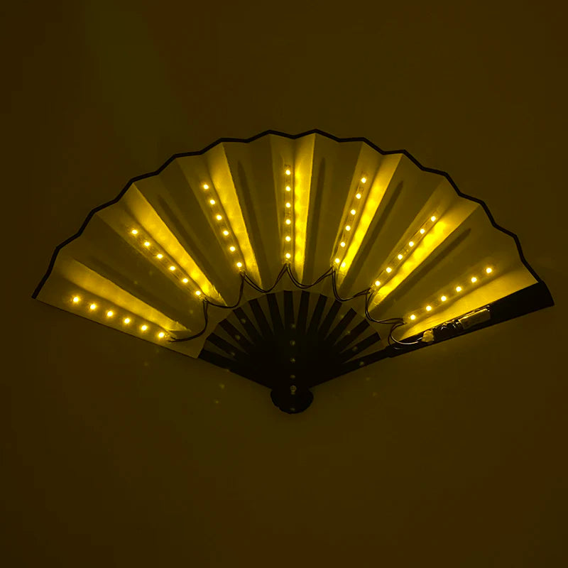 LED Glowing Bamboo Fans