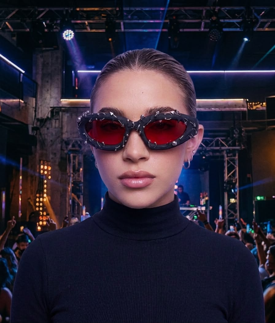 Industrial Pierced Ring Sunglasses (multi-color)