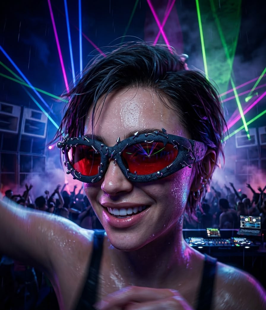 Industrial Pierced Ring Sunglasses (multi-color)